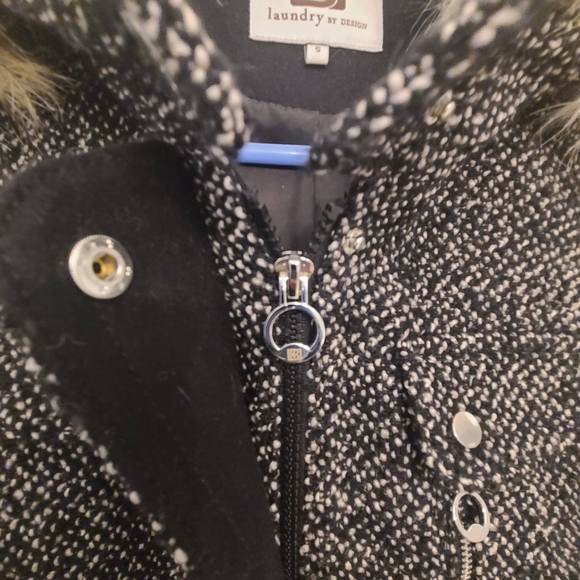 Laundry by Shelli Segal Wool blend winter jacket - Picture 4 of 9